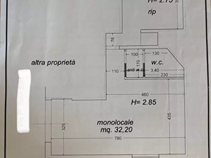 Immagine 15 di Monolocale in vendita  a Cascina