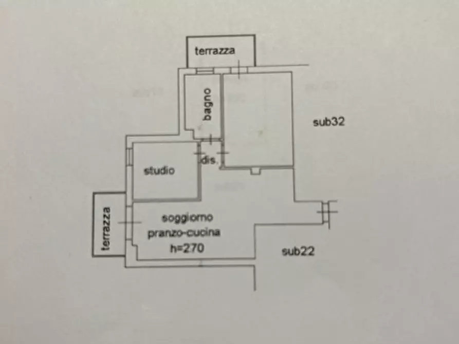 Immagine 2 di Appartamento in vendita  a Cascina