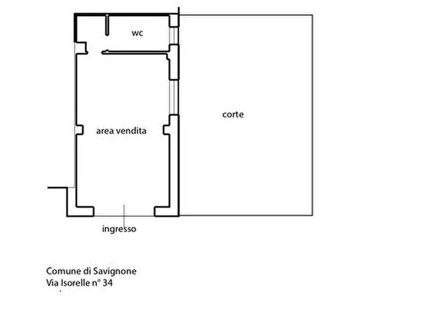 Immagine 2 di Locale commerciale in vendita  in Via Isorelle 34 a Savignone