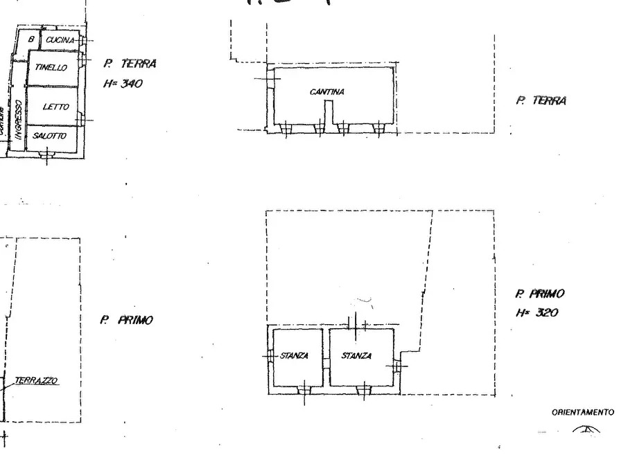 Immagine 6 di Porzione di casa in vendita  a Rocca San Casciano