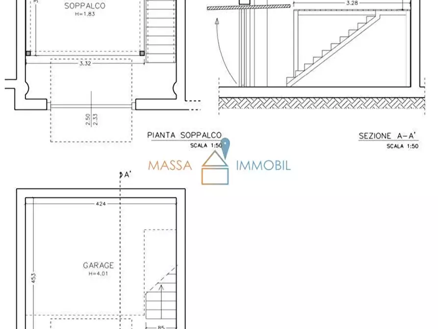 Immagine 1 di Magazzino in vendita  in Via Quercioli 77 a Massa