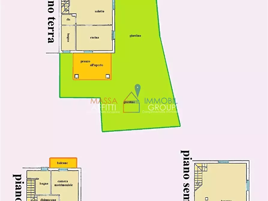 Immagine 33 di Porzione di casa in vendita  in Via Bottaccio a Montignoso