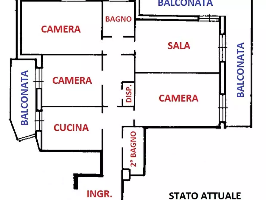 Immagine 23 di Quadrilocale in vendita  in Via Guglielmo Oberdan 26A a Genova