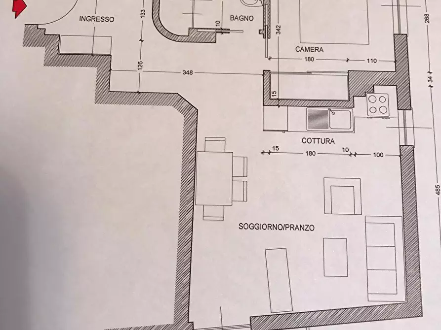 Immagine 23 di Bilocale in affitto  in Via Roma 40 a Alassio