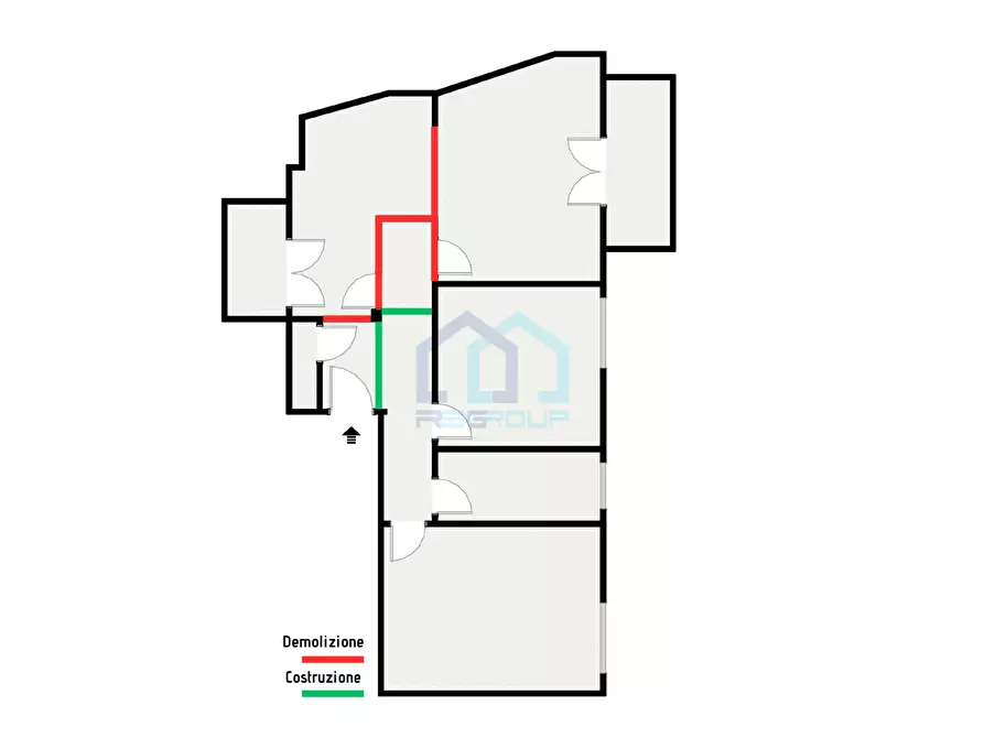 Immagine 17 di Quadrilocale in vendita  in Via Trilussa 13 a Savona