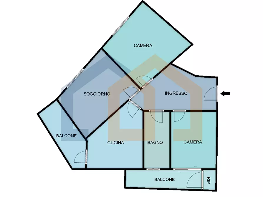 Immagine 22 di Quadrilocale in vendita  in VIA NOSTRA SIGNORA DEGLI ANGELI 3 a Savona