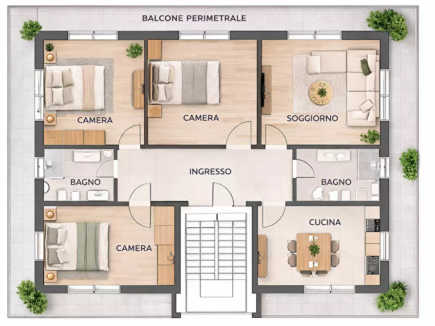 Immagine 2 di Pentalocale in vendita  in Via Marche 83 a Fonte Nuova