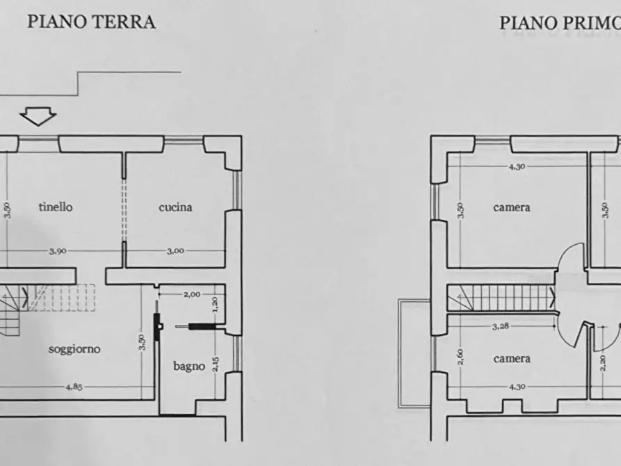 Immagine 11 di Porzione di casa in vendita  a San Colombano Certenoli