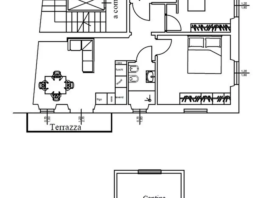 Immagine 11 di Trilocale in vendita  in Via Fontebuoni a Firenze