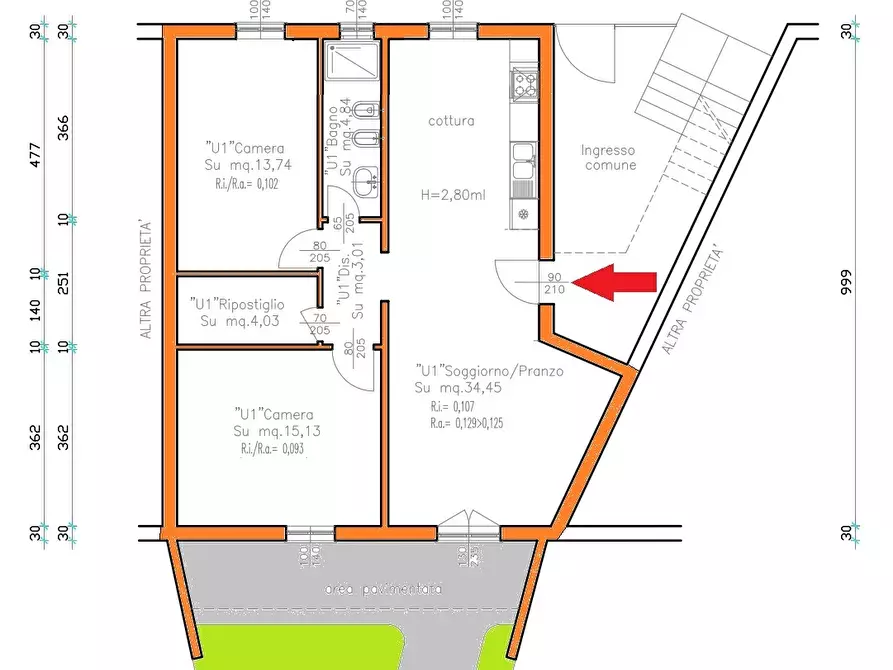 Immagine 47 di Casa bifamiliare in vendita  in Via Poggio 21c a San Giovanni In Persiceto