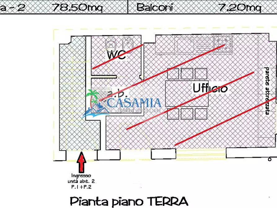 Immagine 15 di Trilocale in vendita  in via Leopardi a Grottammare