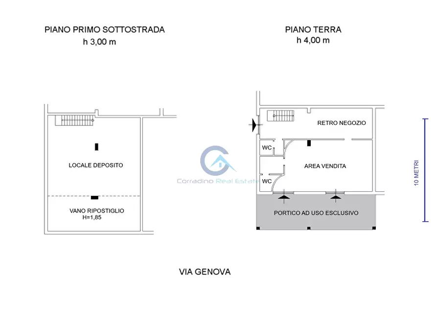 Immagine 19 di Locale commerciale in vendita  in Via Genova 50 a Catanzaro