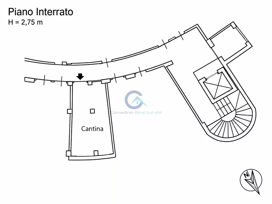 Immagine 22 di Trilocale in vendita  in Via delle Bianche Ville 11 a Montauro