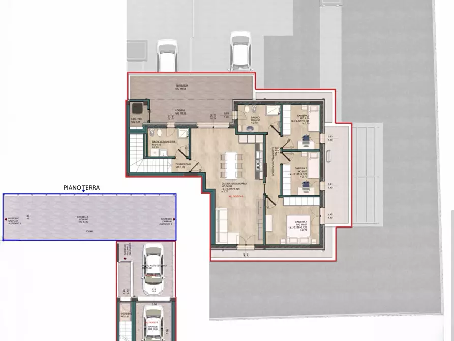 Immagine 9 di Quadrilocale in vendita  in Via Donatori di Sangue SNC a Torbole Casaglia