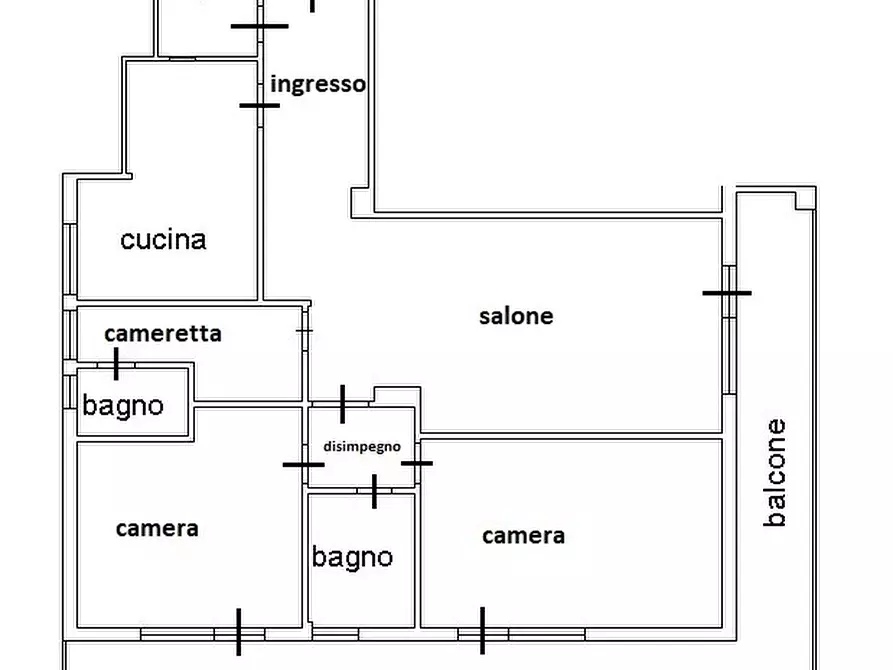 Immagine 40 di Quadrilocale in vendita  in Via Sarteano 32 a Roma