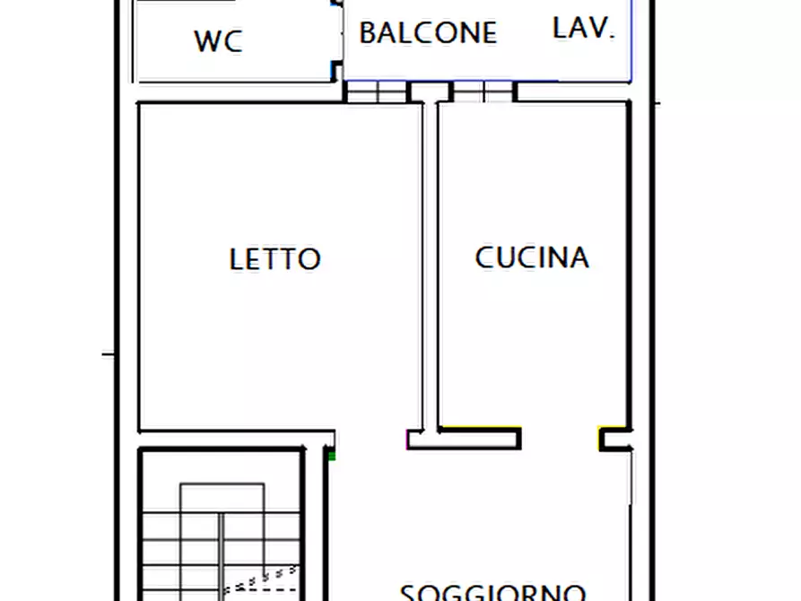 Immagine 18 di Bilocale in vendita  in Via San Martino 62 a Monopoli