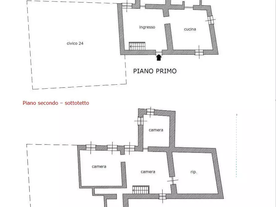 Immagine 2 di Casa bifamiliare in vendita  in Via Madonna delle Vigne 24 a Genova