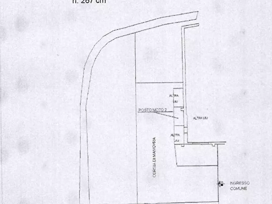 Immagine 2 di Garage in vendita  in Via Nicola Fabrizi 88 a Genova
