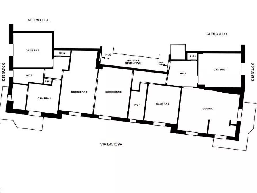 Immagine 2 di Pentalocale in vendita  in Via Laviosa 37 a Genova