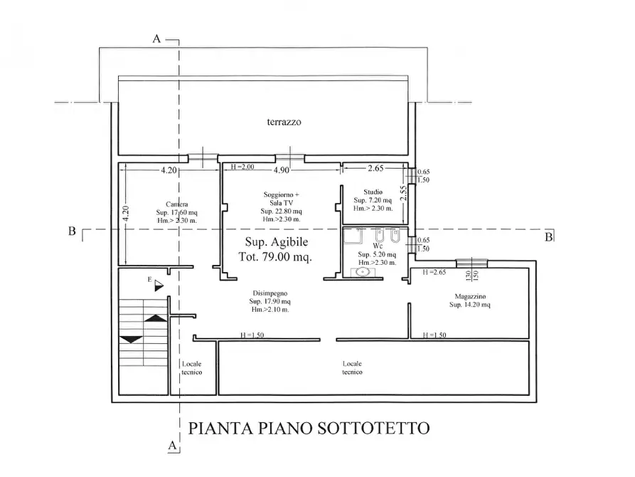 Immagine 22 di Albergo/B&B/Residence in vendita  in Via Giacomo Leopardi 10 a Carro