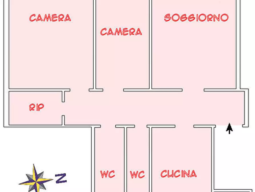 Immagine 11 di Quadrilocale in affitto  in Via della Chiusa 103 a Sestri Levante