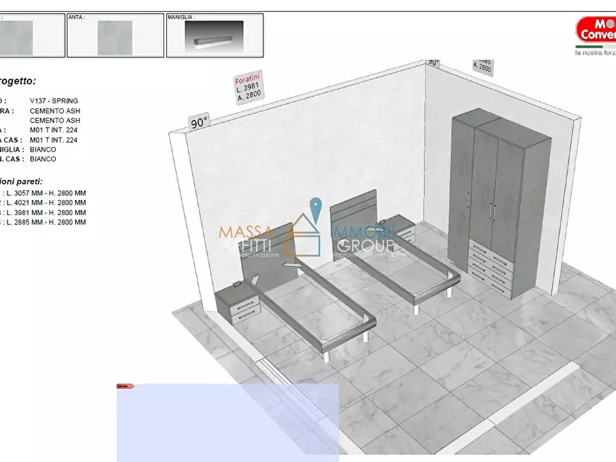 Immagine 10 di Bilocale in affitto  in Via Nazario Sauro 71h a Carrara