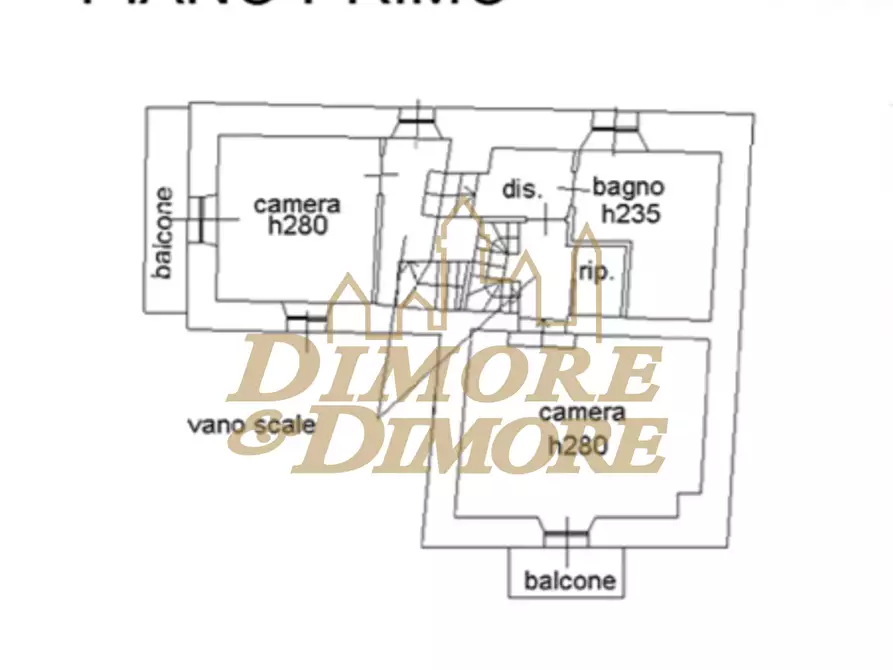 Immagine 14 di Porzione di casa in vendita  in via firenze a Arizzano