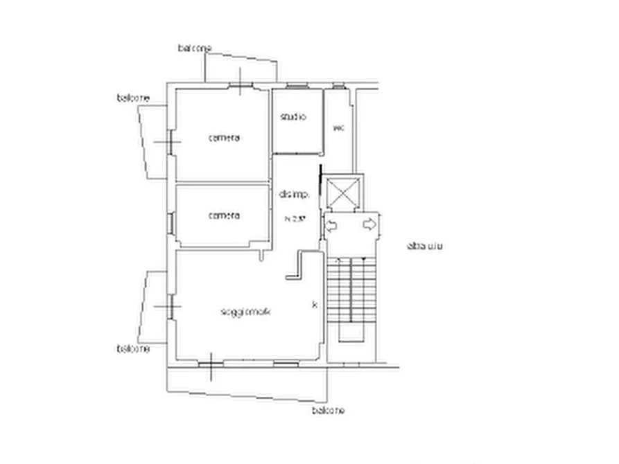 Immagine 20 di Quadrilocale in vendita  in Via IV Novembre 8 a Andora