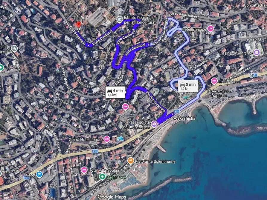 Immagine 38 di Casa bifamiliare in vendita  in Via G. D'Annunzio 28 a San Remo