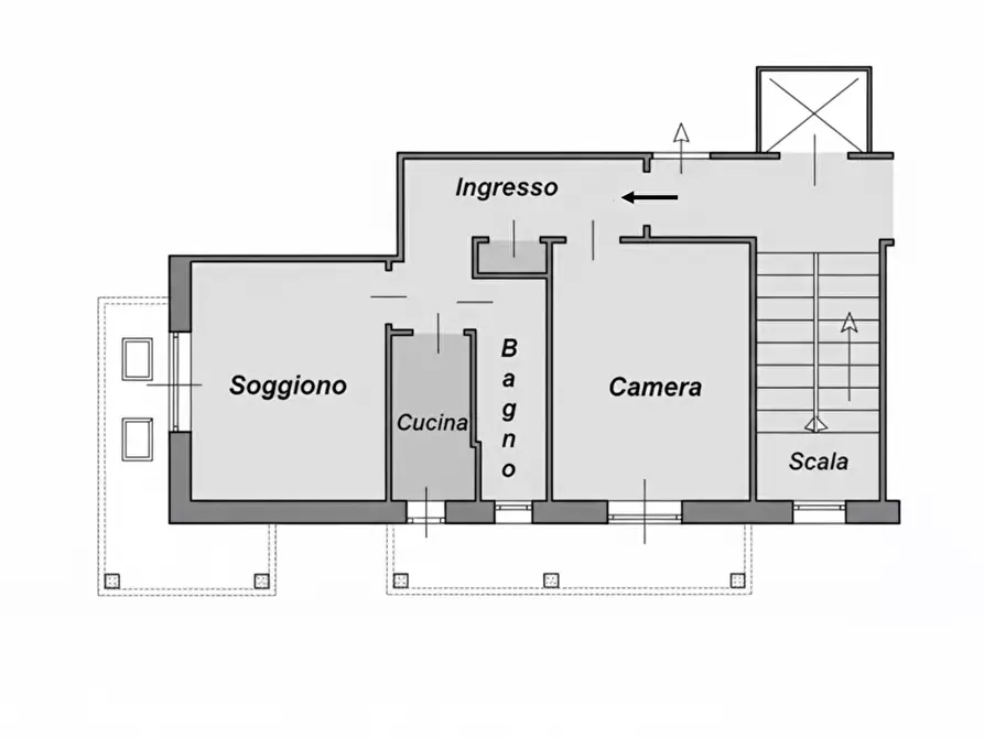 Immagine 33 di Bilocale in vendita  in Via Goffredo Mameli 63 a Pietra Ligure