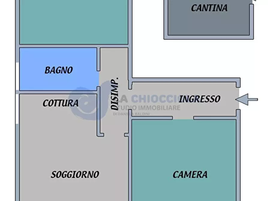 Immagine 1 di Trilocale in vendita  in Via Francesca Edera de Giovanni 16 a Bologna