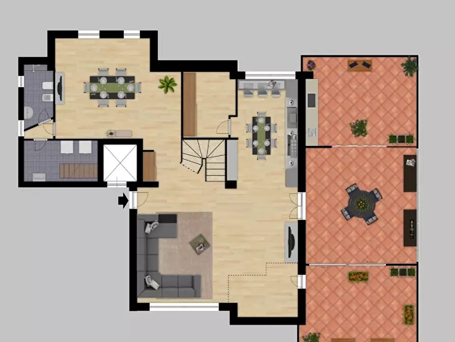 Immagine 46 di Attico in vendita  a Squillace