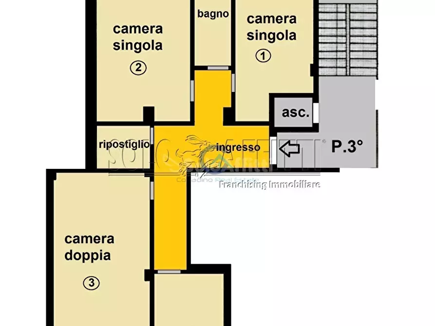 Immagine 16 di Quadrilocale in affitto  a Catanzaro