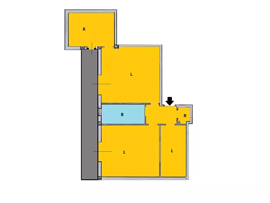 Immagine 12 di Quadrilocale in vendita  a Catanzaro