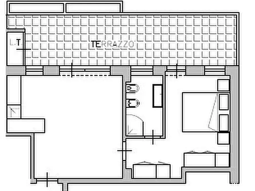 Immagine 26 di Bilocale in vendita  in Via Guglielmo Petroni 38 a Roma