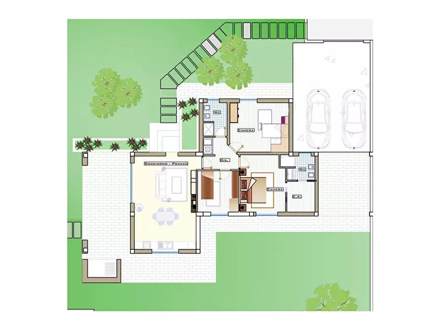 Immagine 7 di Casa bifamiliare in vendita  in Via Genova 71 a Fiano Romano