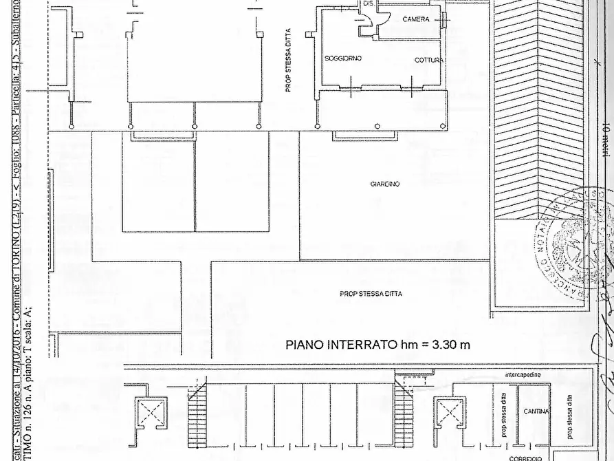 Immagine 27 di Quadrilocale in vendita  in Strada di Settimo 126 a Torino