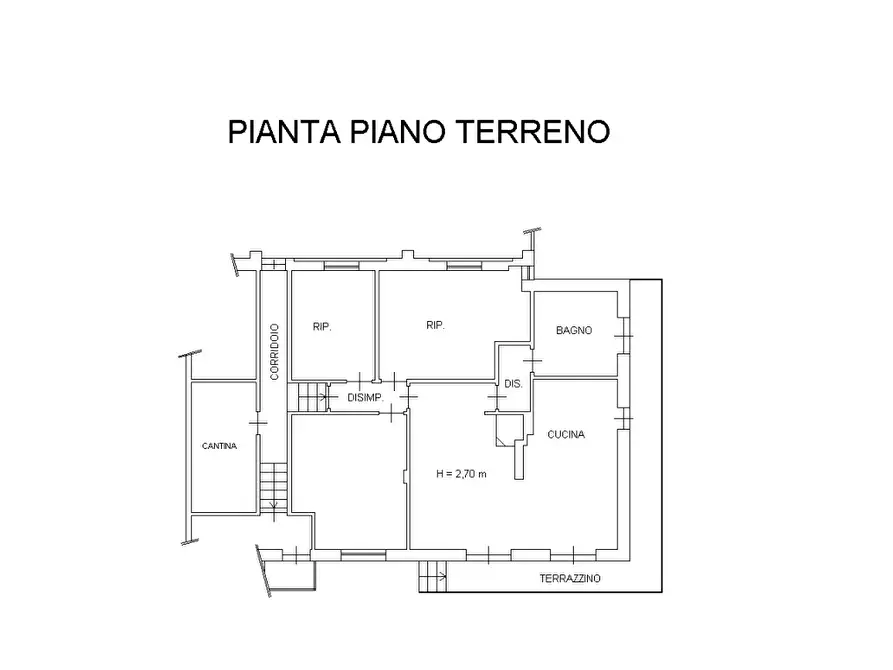 Immagine 8 di Pentalocale in vendita  in Via Vecchia Frabosa SNC a Villanova Mondovì