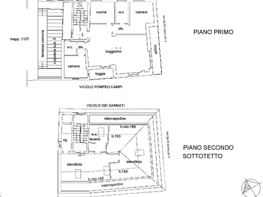 Immagine 2 di Casa indipendente in vendita  in Vicolo Pompeo Campi 1 a Valenza