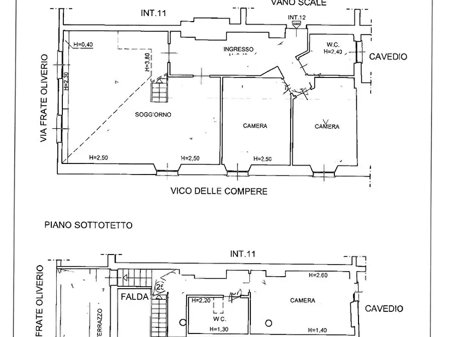 Immagine 2 di Pentalocale in vendita  in Vico delle Compere 2 a Genova