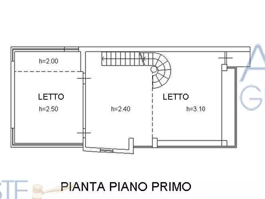 Immagine 6 di Porzione di casa in vendita  a Rimini