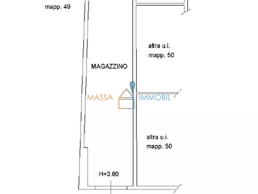 Immagine 11 di Magazzino in vendita  in Via del Bargello 32 a Massa