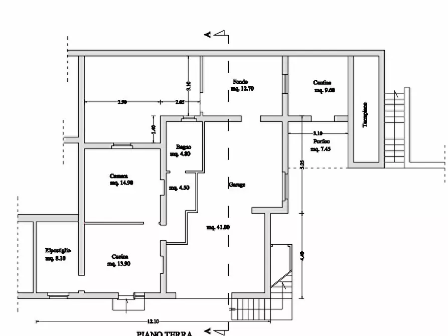 Immagine 52 di Porzione di casa in vendita  in Via Coste a Piegaro