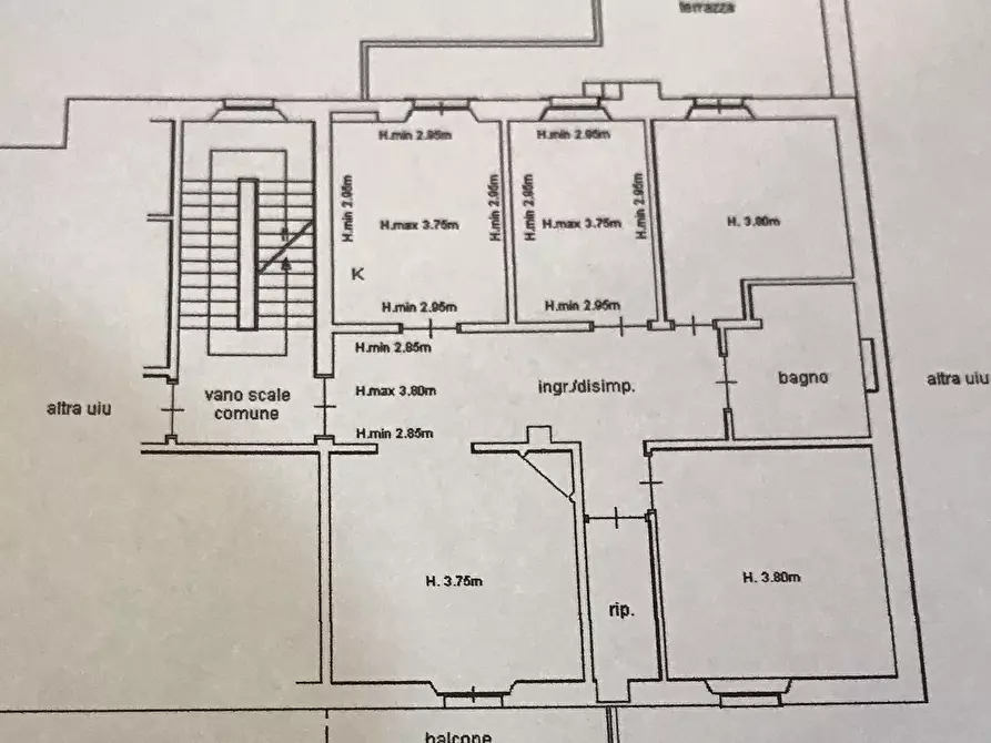 Immagine 8 di Appartamento in vendita  in Via Armando Diaz a Cecina