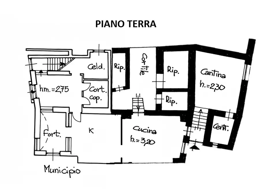 Immagine 48 di Pentalocale in vendita  in Piazza Umberto 1 a Tovo San Giacomo