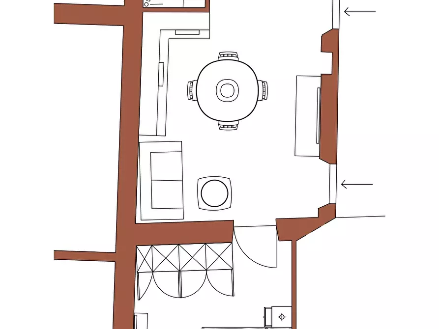 Immagine 8 di Bilocale in vendita  in Via di Montecchio a Impruneta