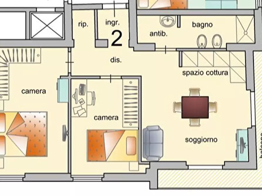 Immagine 21 di Trilocale in vendita  in Via di Novoli a Firenze