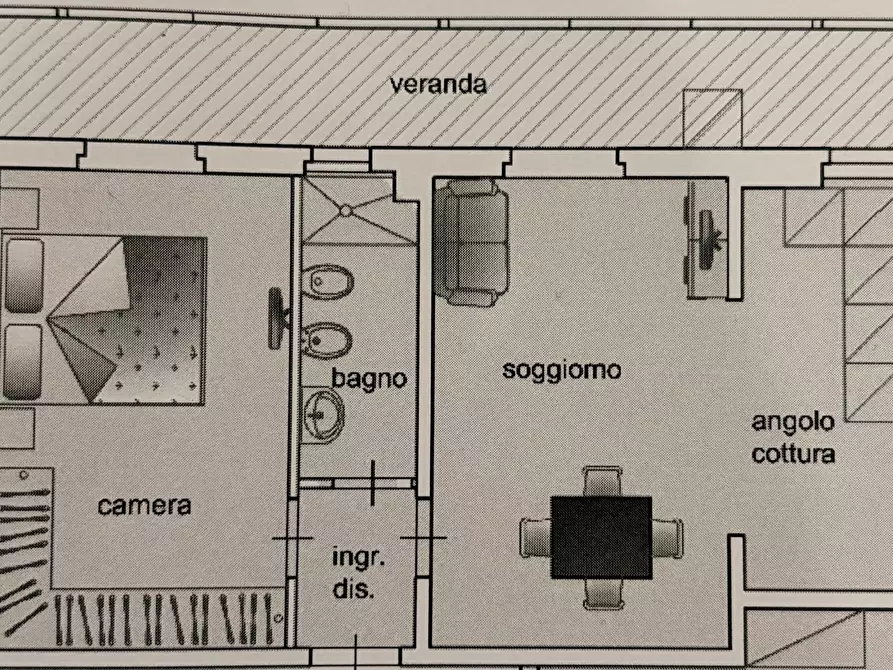 Immagine 17 di Bilocale in vendita  in Via Cimabue a Scandicci