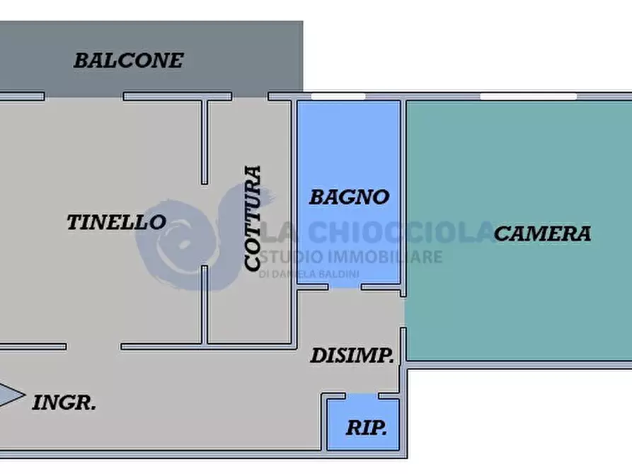 Immagine 1 di Bilocale in affitto  a Bologna