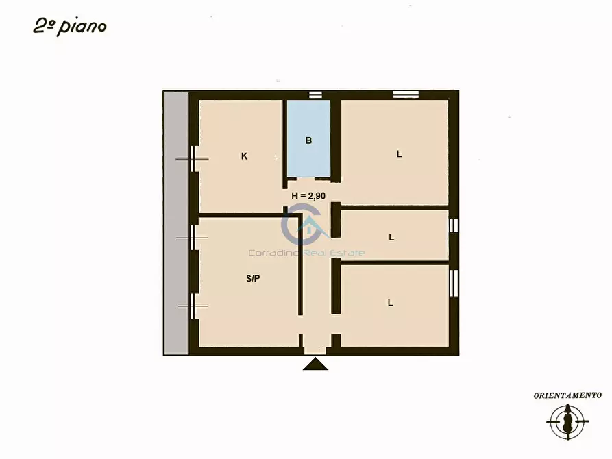 Immagine 18 di Quadrilocale in vendita  in Viale Magna Grecia 156 a Catanzaro